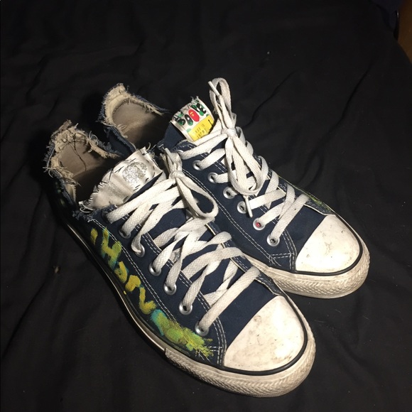 converse x bape shark